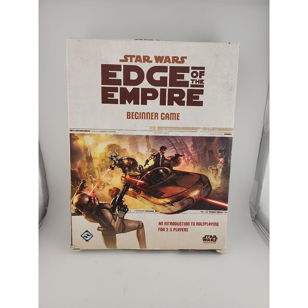 Star Wars Edge of the Empire Beginner Game Complete RPG With Box